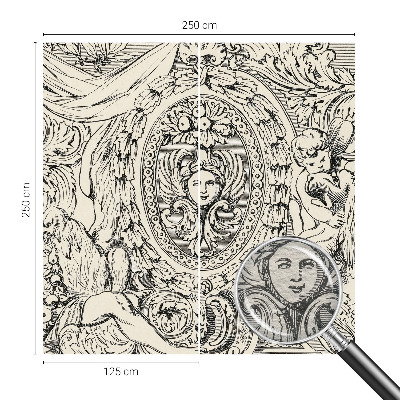 Vlies fotobehang op maat Een overvloed aan ornamenten