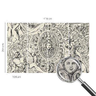 Vlies fotobehang op maat Een overvloed aan ornamenten