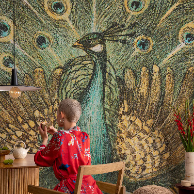 Fotobehang naadloos Majestueuze pauw