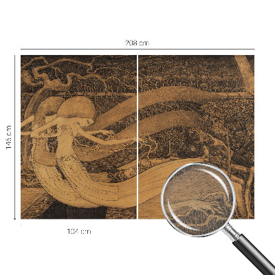 Naadloos fotobehang Surrealistische personages