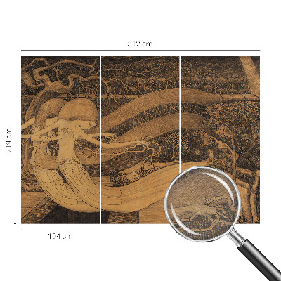 Naadloos fotobehang Surrealistische personages