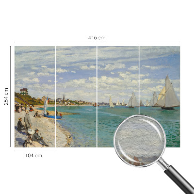 Fotobehang slaapkamer Kustlandschap