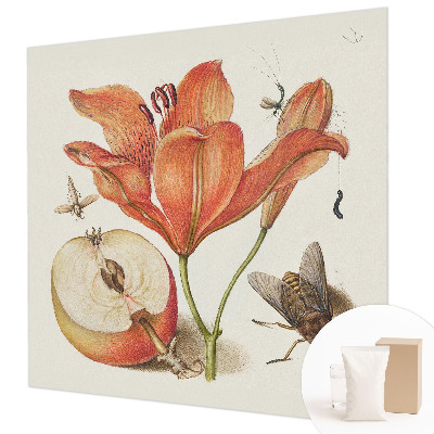 Fotobehang voor de woonkamer Botanische illustratie