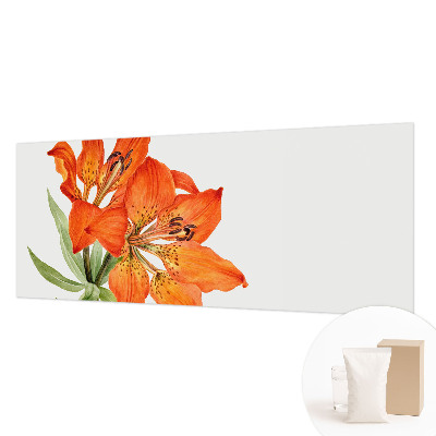Modern fotobehang voor de woonkamer Oranje lelie