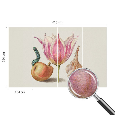 Luxe fotobehang met het ontwerp 'Natuurlijke symbiose'