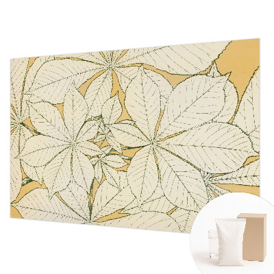 Hoogwaardig fotobehang Kastanjebladeren