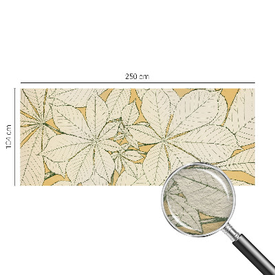 Hoogwaardig fotobehang Kastanjebladeren