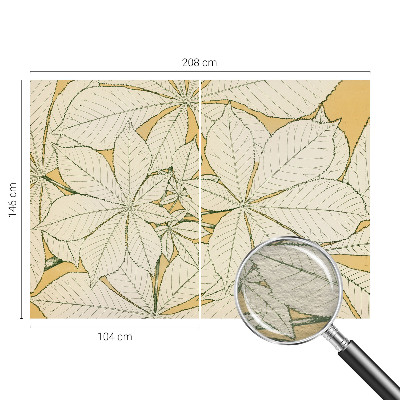 Hoogwaardig fotobehang Kastanjebladeren