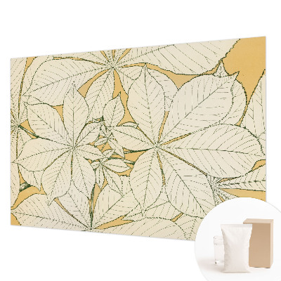 Hoogwaardig fotobehang Kastanjebladeren