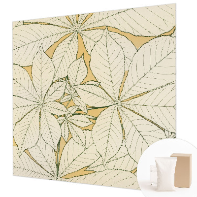 Hoogwaardig fotobehang Kastanjebladeren