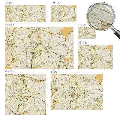 Hoogwaardig fotobehang Kastanjebladeren