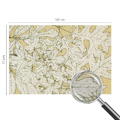 Premium fotobehang Boombladeren