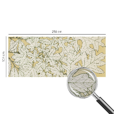 Premium fotobehang Boombladeren