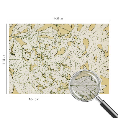 Premium fotobehang Boombladeren