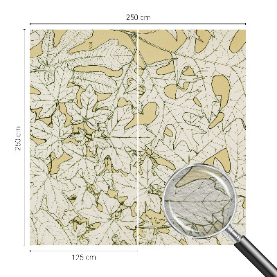 Premium fotobehang Boombladeren