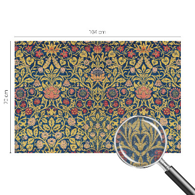 Kwalitatief fotobehang met een bloemenpatroon