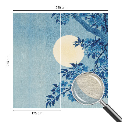 Sfeervol fotobehang Bloemenmaan