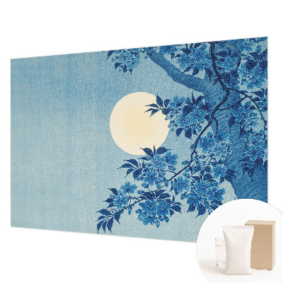 Sfeervol fotobehang Bloemenmaan