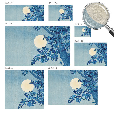 Sfeervol fotobehang Bloemenmaan