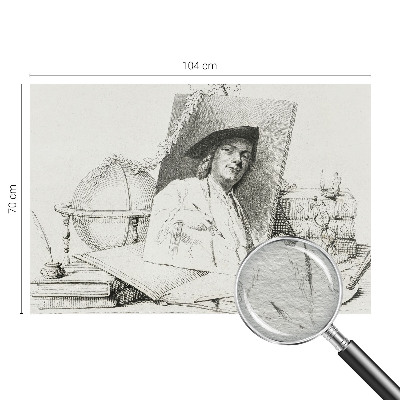 Groot fotobehang Artistiek portret