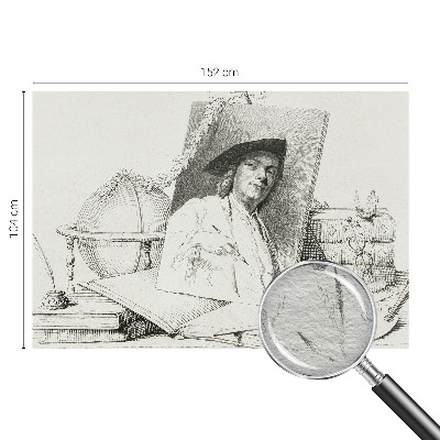 Groot fotobehang Artistiek portret