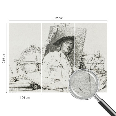 Groot fotobehang Artistiek portret