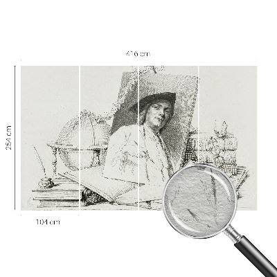 Groot fotobehang Artistiek portret