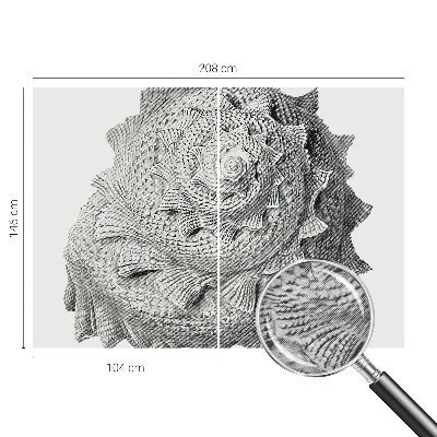 Vlies fotobehang De kunst van de natuur