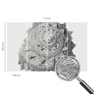 Vlies fotobehang De kunst van de natuur