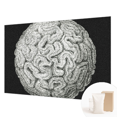 Uniek fotobehang met een bolvormige structuur