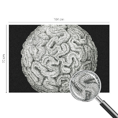 Uniek fotobehang Bolvormige structuur