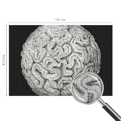 Uniek fotobehang Bolvormige structuur