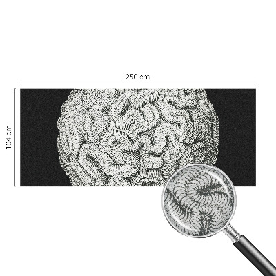 Uniek fotobehang Bolvormige structuur