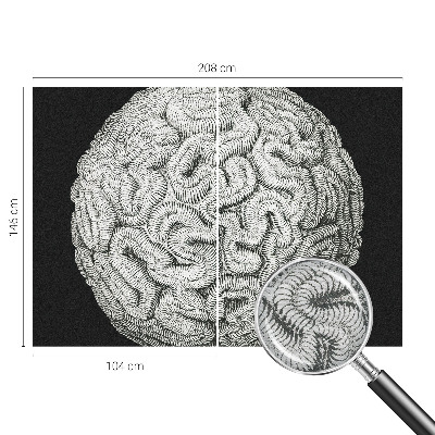 Uniek fotobehang Bolvormige structuur