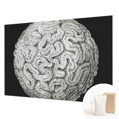 Uniek fotobehang Bolvormige structuur