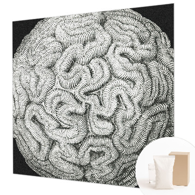 Uniek fotobehang Bolvormige structuur