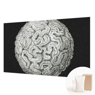 Uniek fotobehang met een bolvormige structuur