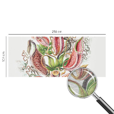 Vliesbehang fotobehang met plantdetails