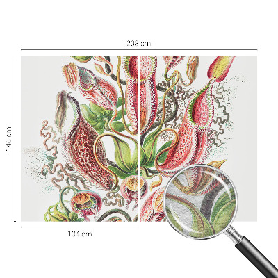 Vliesbehang fotobehang met plantdetails