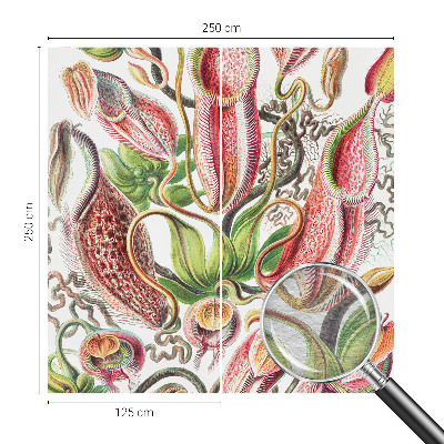 Vliesbehang fotobehang met plantdetails