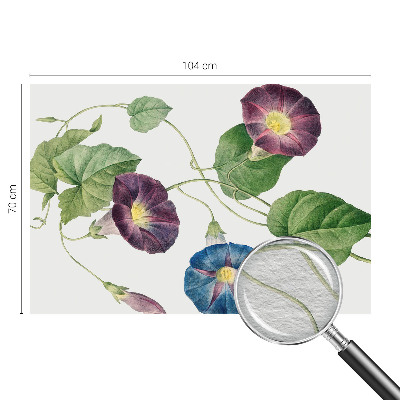 Vliesbehang fotobehang woonkamer met bloemrijke, elegante print voor de woonkamer
