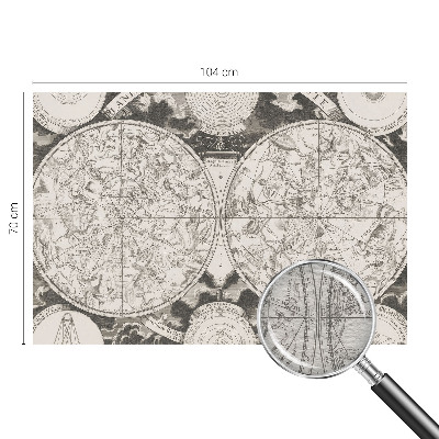 Fotobehang op maat Sterrenkaart