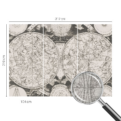 Fotobehang op maat Sterrenkaart