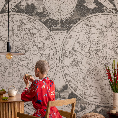 Fotobehang op maat Sterrenkaart