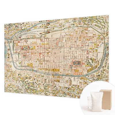 Foto behang op maat Antieke kaart