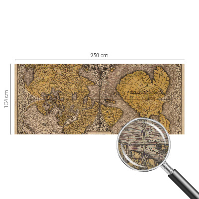 Fotobehang woonkamer Historische cartografie