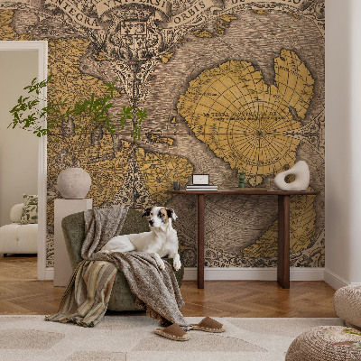 Fotobehang woonkamer Historische cartografie