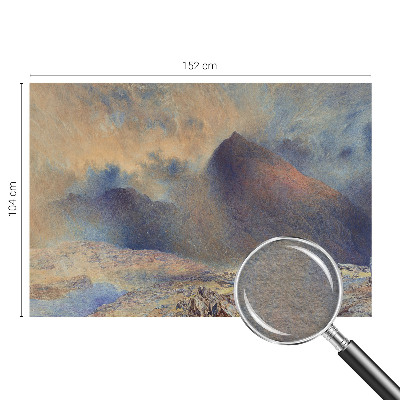 Fotobehang naadloos Berglandschap