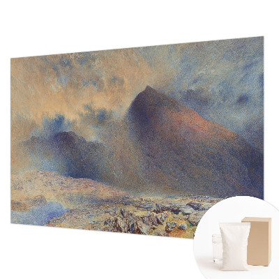 Fotobehang naadloos Berglandschap