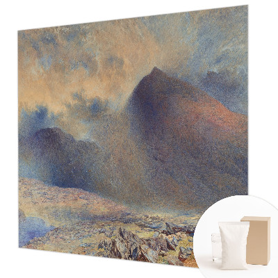 Fotobehang naadloos Berglandschap